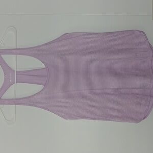 Lululemon Stripe Lavender Dusk Tank Top
